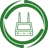 Unique Router Vector Icon