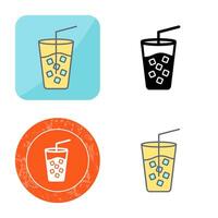 Cold Drink Vector Icon