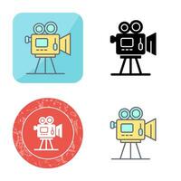 Movie camera Vector Icon