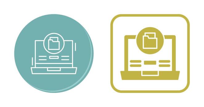 Data Storage Vector Icon