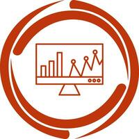 Online Stats Vector Icon