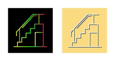 icono de vector de escaleras