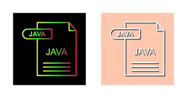 icono de vector de java