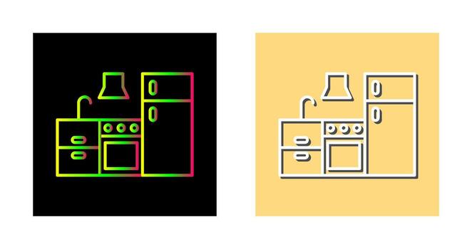 icono de vector de cocina