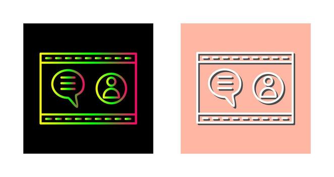 Unique Web Support Vector Icon