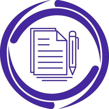 icono de vector de documento