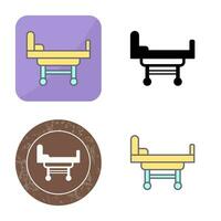 Hospital Bed Vector Icon