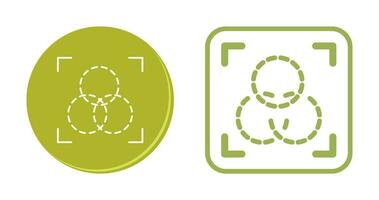 icono de vector de intersección