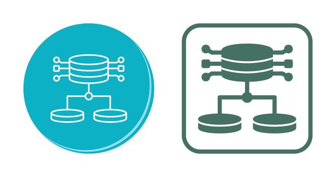 Structured Data Vector Icon