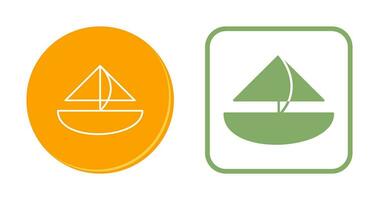 Small Yacht Vector Icon