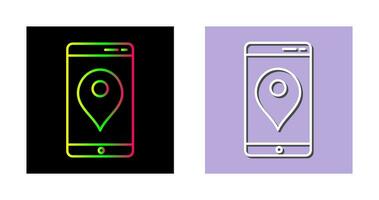 Unique GPS Service Vector Icon