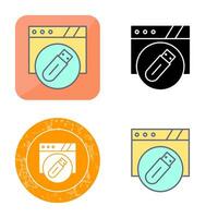 Usb Flash Drive Vector Icon