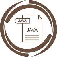 icono de vector de java