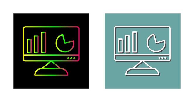 icono de vector de análisis único