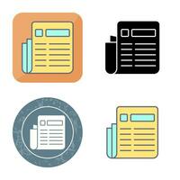 News Paper Vector Icon