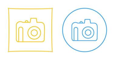 Unique DSLR Camera Vector Icon