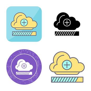 icono de vector de carga
