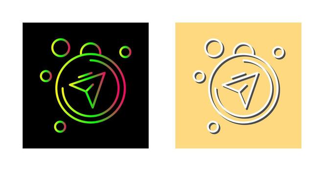 icono de vector de brújula