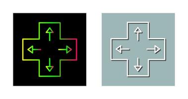 icono de vector de teclas de dirección únicas