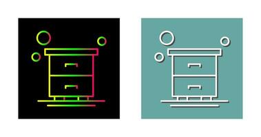 icono de vector de mesa