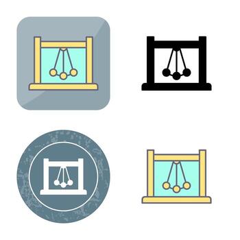 icono de vector de péndulo