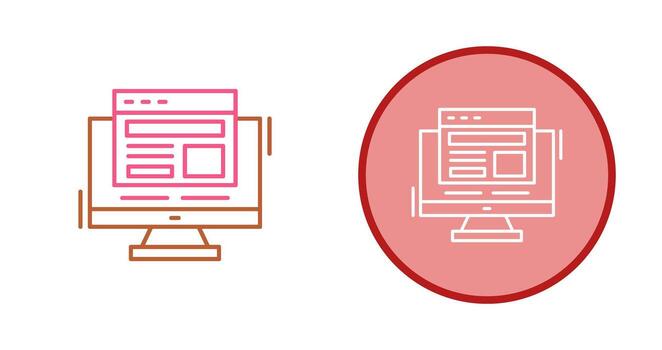 icono de vector de diseño adaptable