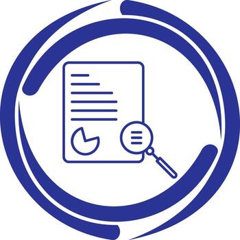 icono de vector de estudio de caso único