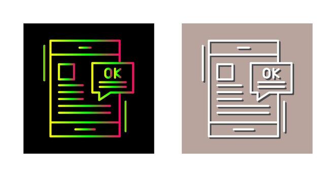 icono de vector de conversación