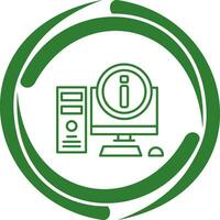 Computer Vector Icon