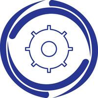 Unique Settings Vector Icon