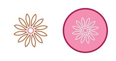 Unique Flower Vector Icon