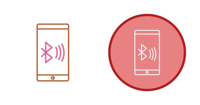 Connected Device Vector Icon