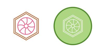 Unique Hexagonal Diaphram Vector Icon