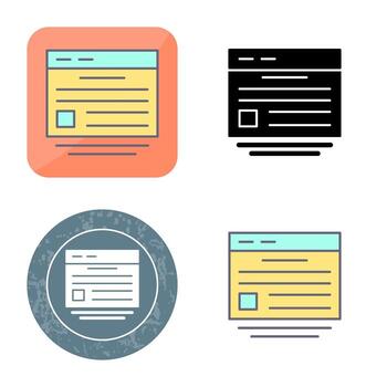 Website Vector Icon