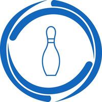 Unique Bowling Pin Vector Icon