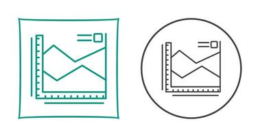 Spline Chart Vector Icon