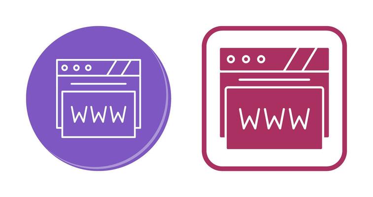Web Browser Vector Icon