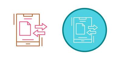 Data Transfer Vector Icon