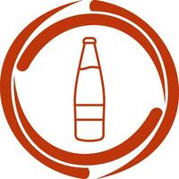 icono de vector de botella de cerveza