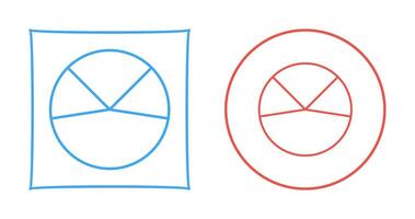 Pie Chart Analysis Vector Icon