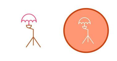 Unique Umbrella Stand Vector Icon