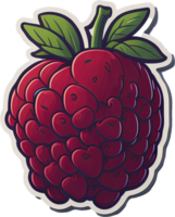 AI Generative - cute fruit cartoon png