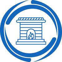 Fireplace Vector Icon