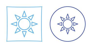 UV Radiation Vector Icon