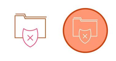 Vulnerable Folder Vector Icon
