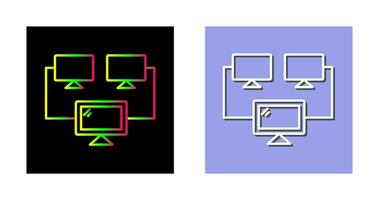 Connected Systems Vector Icon