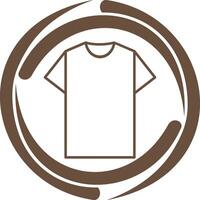 Plain T Shirt Vector Icon