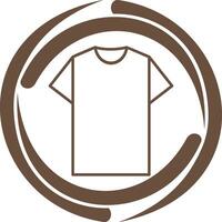 Plain T Shirt Vector Icon