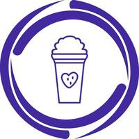 Unique Strawberry Milkshake Vector Icon