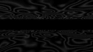 Wave of particles. Futuristic dots background with a flowing, dynamic wave. Seamless loop. video